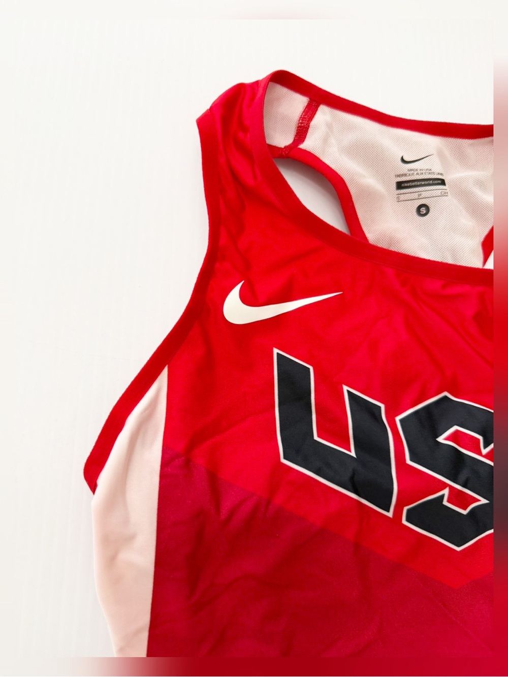 Nike Pro Elite USA Olympic Women Track Crop Top Bra Size: Small - Picture 3 of 13